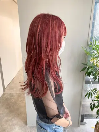 セミロング カラー ヘアアレンジ ボブ /ニュアンス/ satomi🧸💖のヘアスタイル