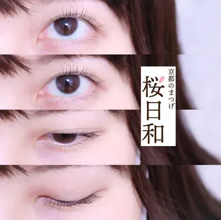 マツエク・マツパ 京都のまつげ桜日和 小島美桜のマツエク・マツパデザイン