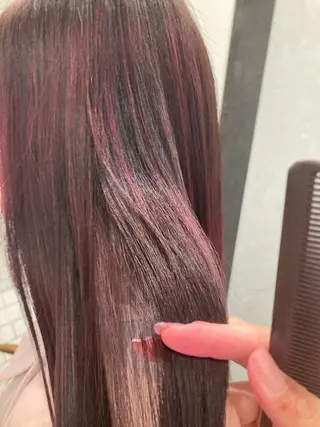 セミロング 宮本 楓のヘアスタイル