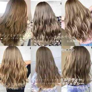 セミロング カラー レイヤーカット匠 イソザキノリユキのヘアスタイル