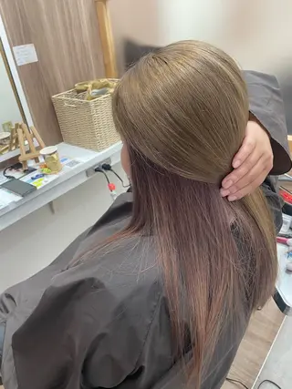 ロング カラー 葭葉 久美子のヘアスタイル