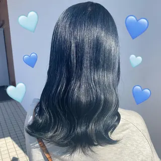 セミロング カラー 韓国ヘア特化 💟 ララア 💟のヘアスタイル