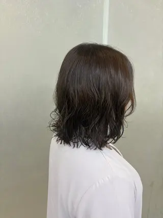ミディアム カラー DEEokazaki sae.Aのヘアスタイル