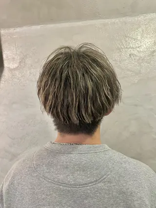 カラー メンズ FUJINO RYOのヘアスタイル