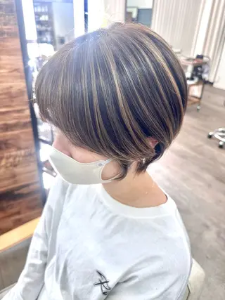 ショート カラー ruen 上通り　髪質改善＆ショートカット所属・💫熊本上通り💫 田口 紗羅のヘアスタイル