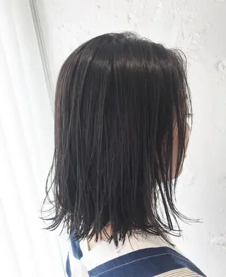 ミディアム カラー パーマ ヘアアレンジ ネイル マツエク・マツパ 韓国ヘア🇰🇷/ レイヤーカット✂︎のヘアスタイル