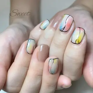 ネイル sweet 仲野陽子のネイルデザイン