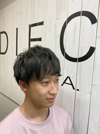 ショート カラー メンズ DIECESHIBUYA.所属・メンズ似合わせ/ ビジネスヘア/比嘉のヘアスタイル