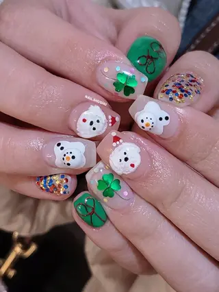 ネイル 3dパーツ/流行り 👧shushu❤️のネイルデザイン