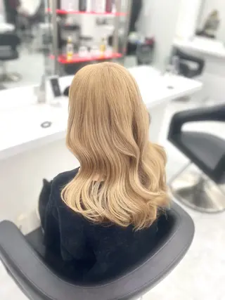 ロング カラー パーマ ヘアアレンジ メンズ キッズ ♥️韓国ヘア レイヤー♥️ゆりのヘアスタイル