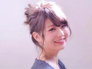 ミディアム ヘアアレンジ 吉祥寺aivee 若手注目スタッフのヘアスタイル