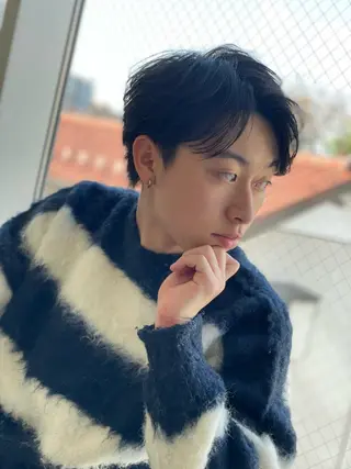 ショート パーマ メンズ 💇🏻‍♂️パーマ ニキ✨本田龍斗のヘアスタイル