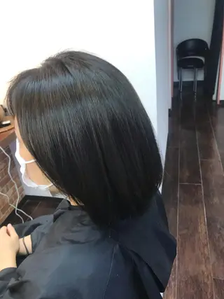 ミディアム カラー 桧山 真のヘアスタイル