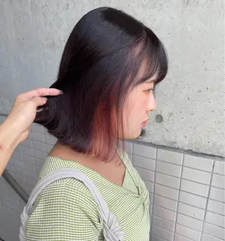 ミディアム レビジュヘア 京都/桂のヘアスタイル