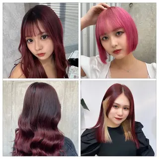 カラー 栄/デザイン/ ブリーチ/琉輝のヘアスタイル