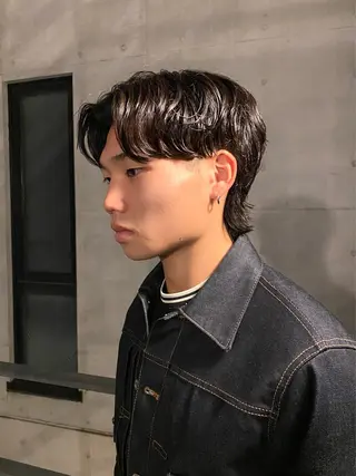 ミディアム パーマ メンズ おしゃれパーマ メンズ特化/みーまんのヘアスタイル