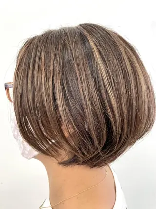 ショート カラー 笠原 健人のヘアスタイル