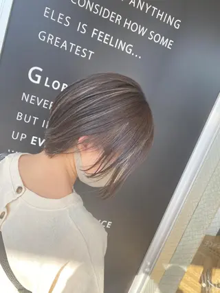 ショート カラー 🌈艶カラー× メンズパーマ永埜🌈のヘアスタイル