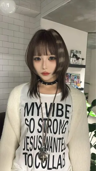 カラー 原宿🎀ハイトーン ⭐︎airi⭐︎のヘアスタイル