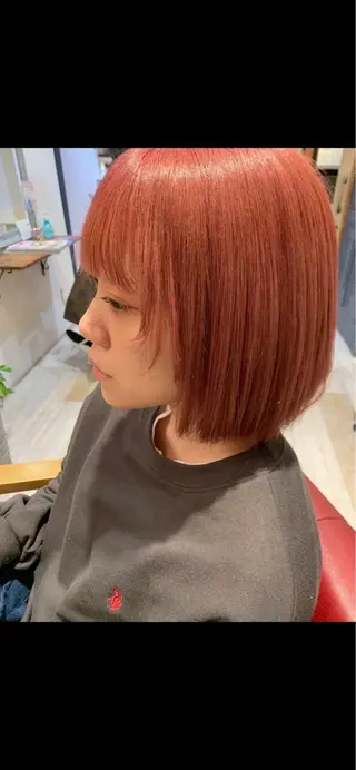 ミディアム カラー ナカムラ イヅミのヘアスタイル