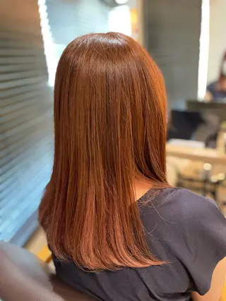 ロング カラー 柏/春日竜次 /髪質改善縮毛矯正のヘアスタイル