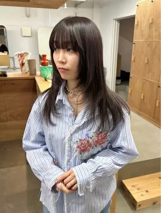 ミディアム カラー 坂本 圭太朗のヘアスタイル