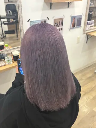 カラー なつ / ハイライト / 髪質改善カラーのヘアスタイル