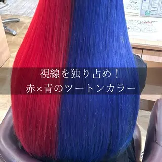 ロング カラー 湯浅 了一のヘアスタイル