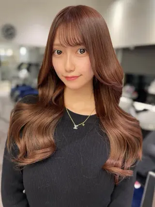 ロング カラー ヘアサロンelyts 表参道店のヘアスタイル