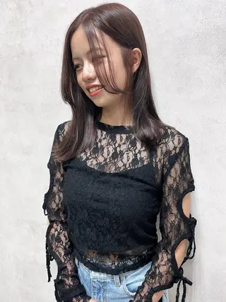 ミディアム Natsuno/天神 薬院/モデル募集中のヘアスタイル