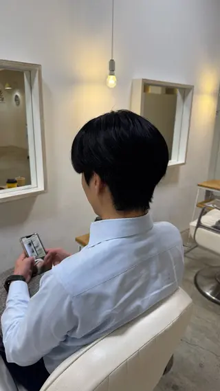 カラー メンズ 橋本 稀乃のヘアスタイル