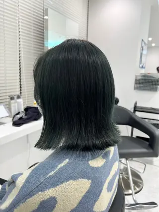 ミディアム カラー ヘアアレンジ 🫧原宿艶ワンカラー /ダブルカラー🫧のヘアスタイル