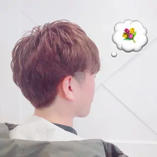 ショート カラー メンズ 🌺ウルフカット職人 新垣渚🐺のヘアスタイル