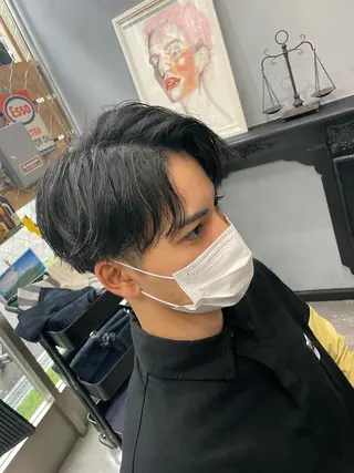 ショート ヘアアレンジ メンズ メンズカット✂️ パーマ寺西優真のヘアスタイル