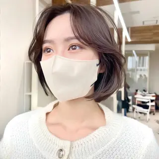 ミディアム カラー レイヤー専門家 ダブルカラー修のヘアスタイル