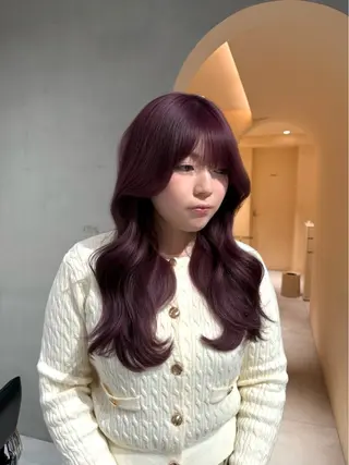 ロング カラー るり ／ロングカット募集中のヘアスタイル