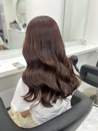 セミロング カラー ヘアアレンジ ダブルカラー特化💖 韓国ヘア💖りくのヘアスタイル