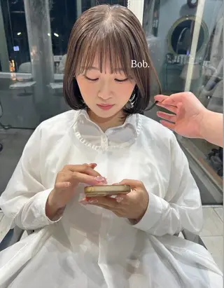 ショート カラー ありむらもえ/ 透明感カラーのヘアスタイル