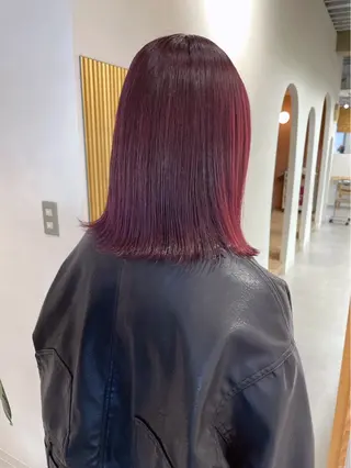 ミディアム カラー カラーモデル募集 /kanaha໒꒱のヘアスタイル