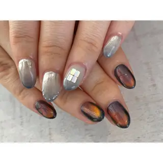 ネイル 𖡼 yumenoのネイルデザイン