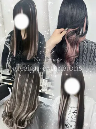 ロング カラー 🫧miyu/艶カラ ーエクステ🫧のヘアスタイル