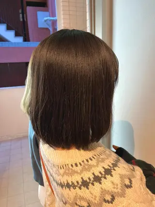 ミディアム うしだ かおるのヘアスタイル