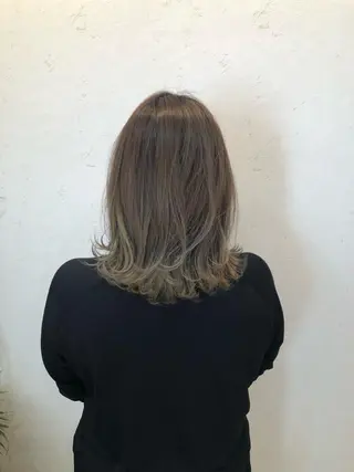 ミディアム カラー ニュアンスカラー🫧 加納のヘアスタイル