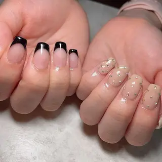 ミディアム 知花 梨花のネイルデザイン