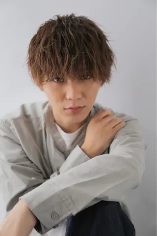 ショート カラー メンズ メンズパーマ メンズ特化ryoのヘアスタイル