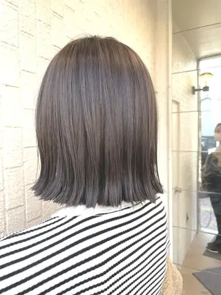 カラー 嶋村夏実🌼レイヤー 🌸白髪ぼかしのヘアスタイル