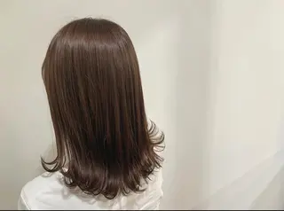 ロング カラー あべ ゆうかのヘアスタイル
