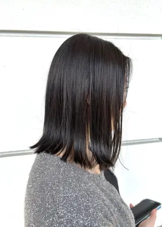 ミディアム カラー 🦖ブリーチなしカラ ー∥RINA🦖のヘアスタイル