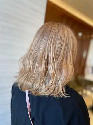ミディアム 仙石 愛のヘアスタイル
