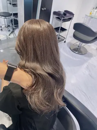 セミロング カラー レイヤー✂︎赤み消し 髪質改善/井上健太のヘアスタイル